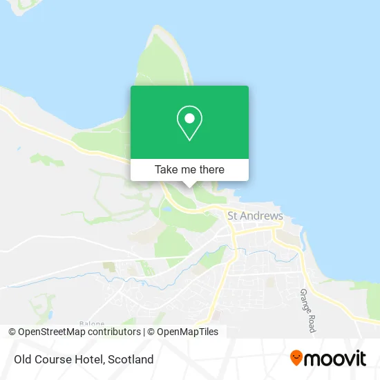 Old Course Hotel map
