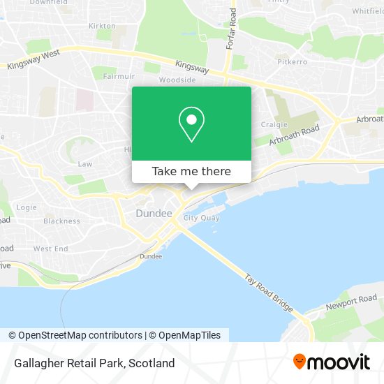 Gallagher Retail Park map