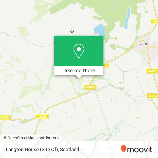 Langton House (Site Of) map