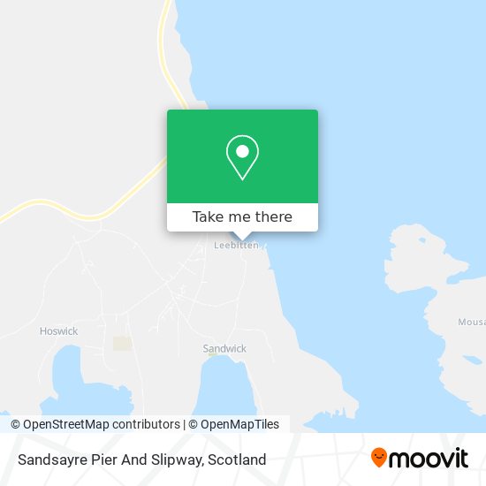 Sandsayre Pier And Slipway map