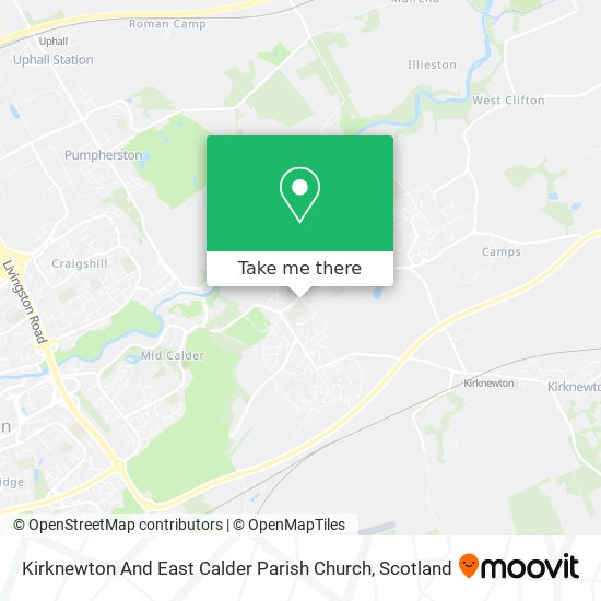 Kirknewton And East Calder Parish Church map