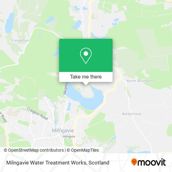 Milngavie Water Treatment Works map