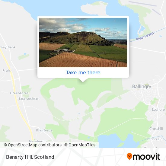 Benarty Hill map