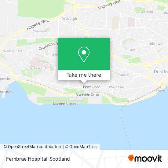 Fernbrae Hospital map