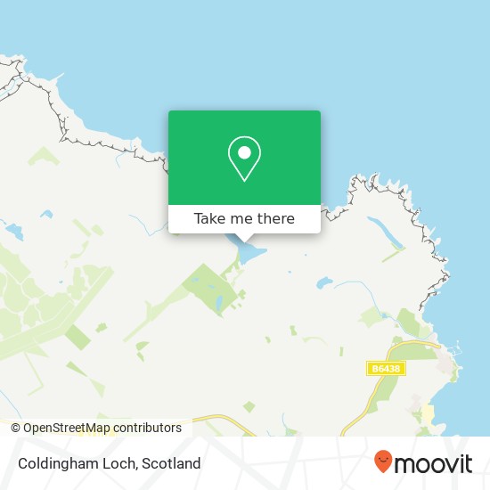 Coldingham Loch map