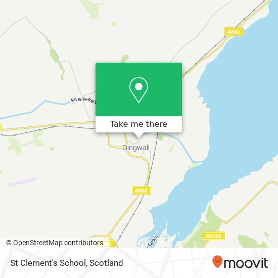St Clement's School map