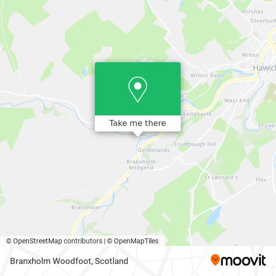 Branxholm Woodfoot map