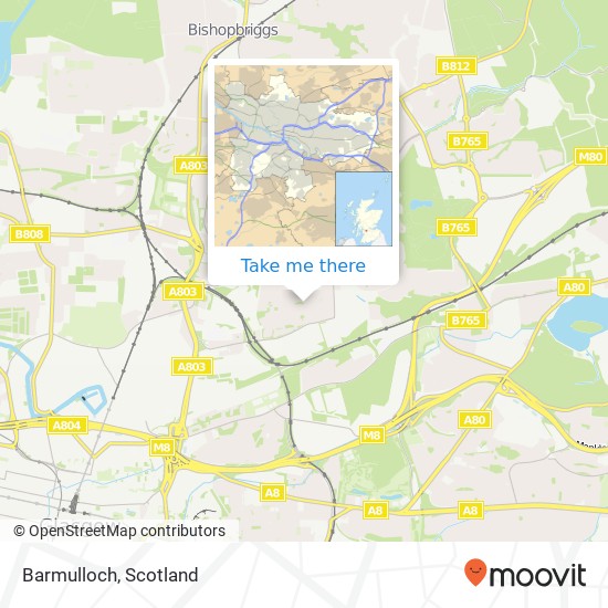 Barmulloch map