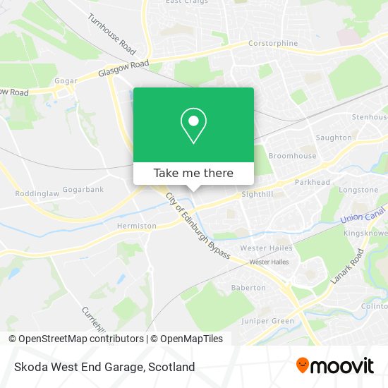 Skoda West End Garage map