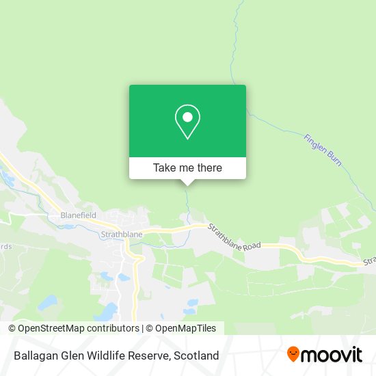 Ballagan Glen Wildlife Reserve map