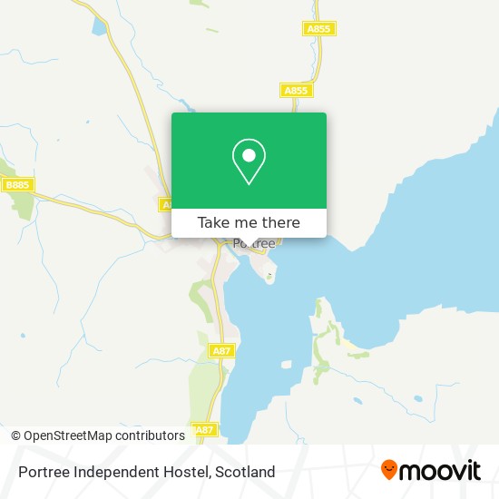 Portree Independent Hostel map