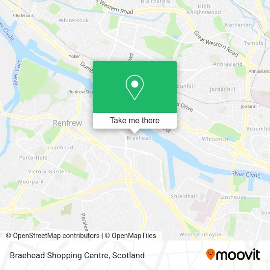 Braehead Shopping Centre map