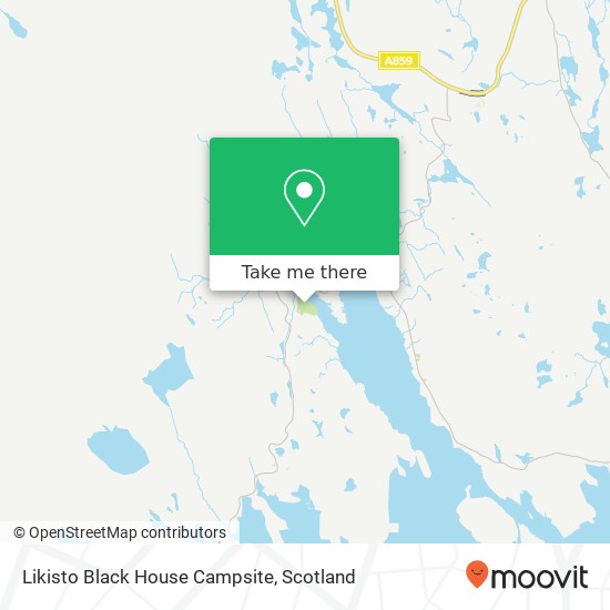 Likisto Black House Campsite map