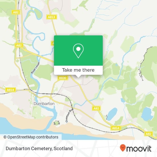 Dumbarton Cemetery map