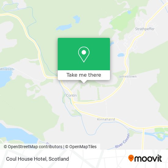 Coul House Hotel map