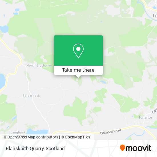 Blairskaith Quarry map