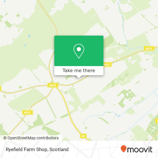 Ryefield Farm Shop map