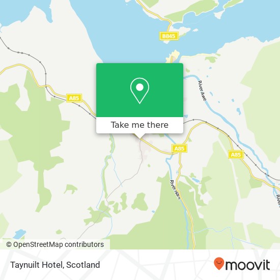 Taynuilt Hotel map
