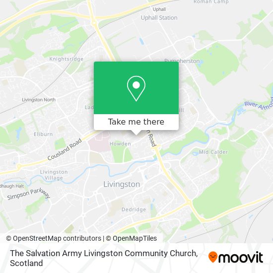 The Salvation Army Livingston Community Church map