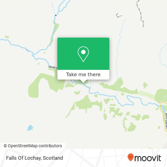Falls Of Lochay map