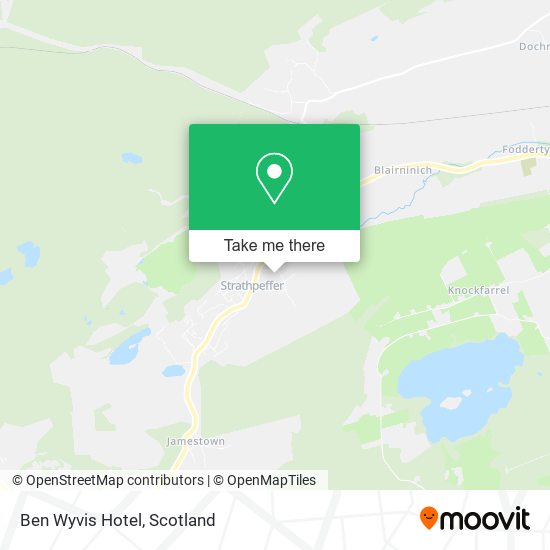 Ben Wyvis Hotel map