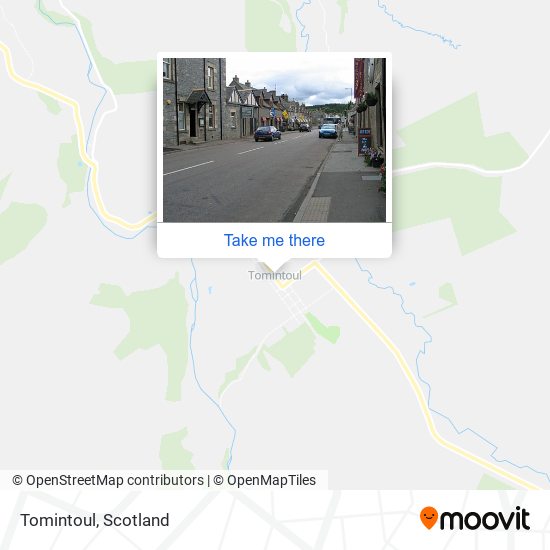 Tomintoul map