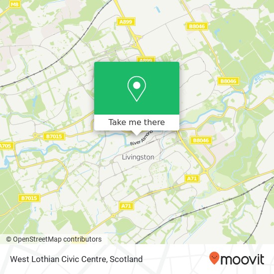 West Lothian Civic Centre map