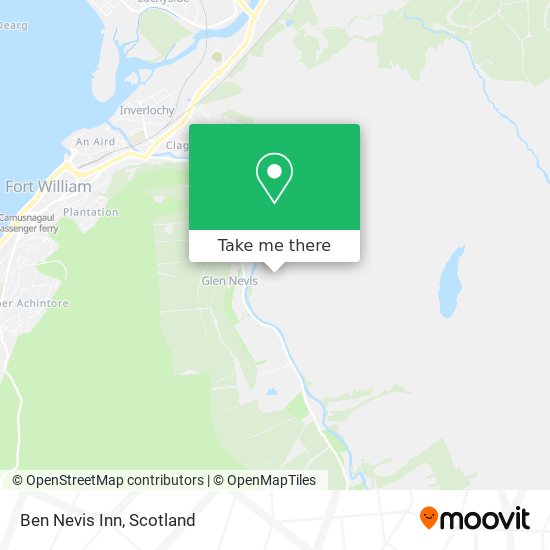 Ben Nevis Inn map