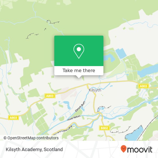 Kilsyth Academy map