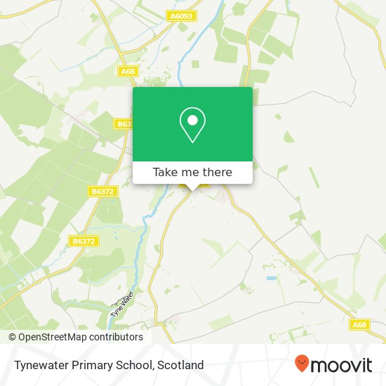 Tynewater Primary School map