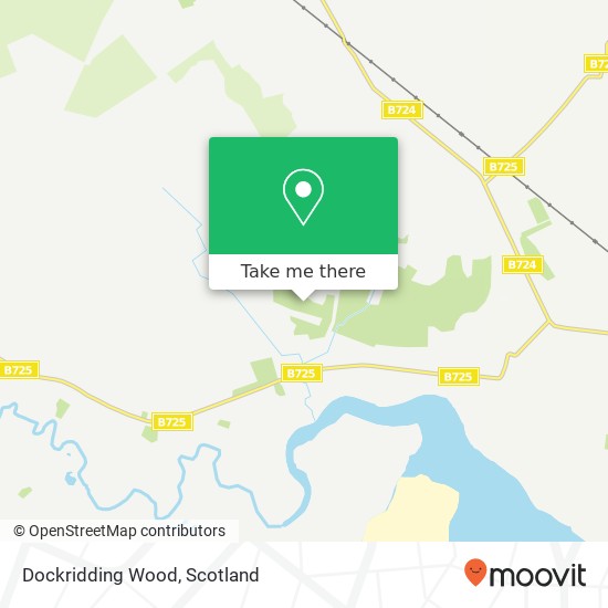 Dockridding Wood map