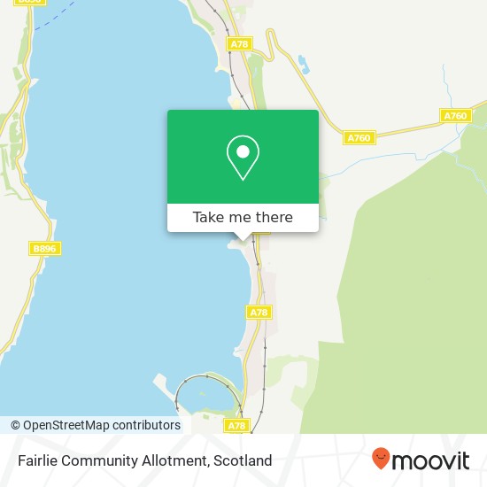 Fairlie Community Allotment map