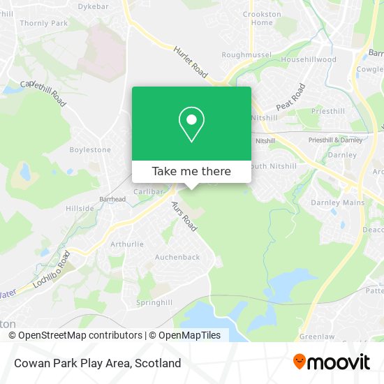 Cowan Park Play Area map