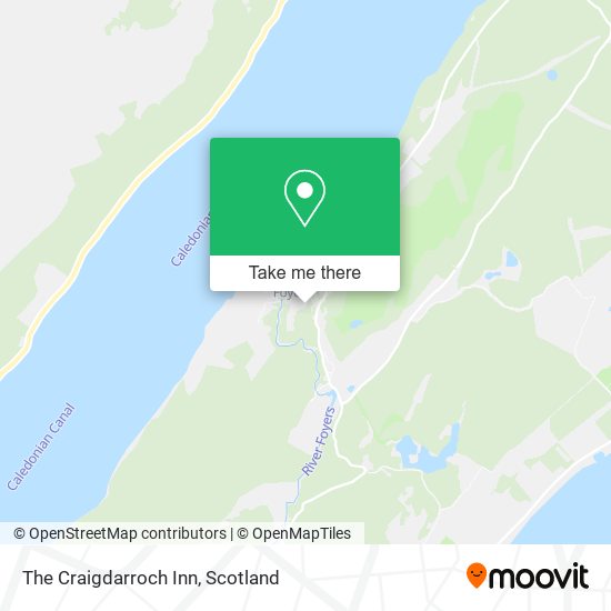 The Craigdarroch Inn map