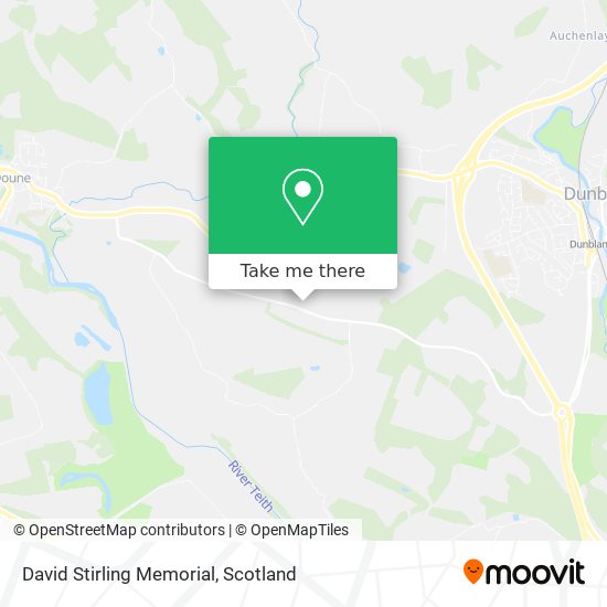 David Stirling Memorial map