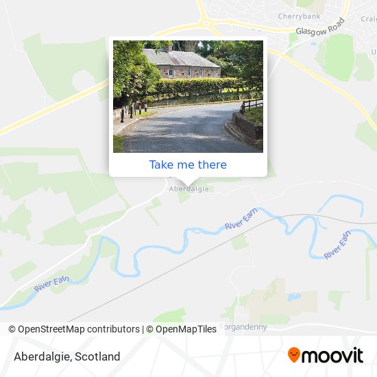 Aberdalgie map