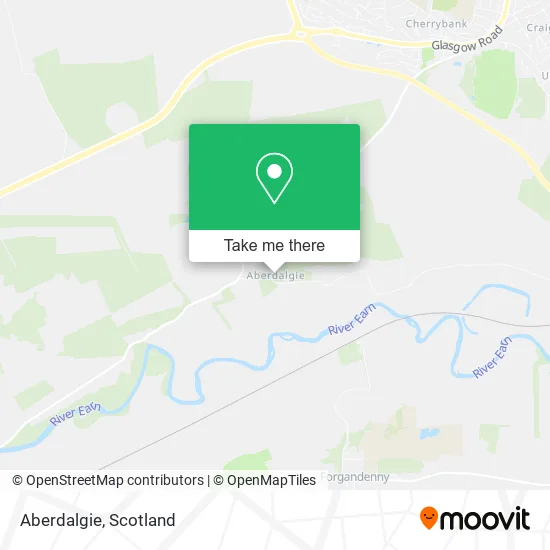 Aberdalgie map