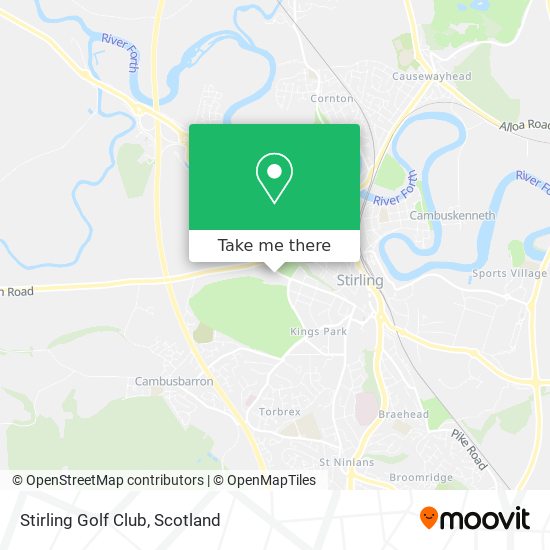Stirling Golf Club map