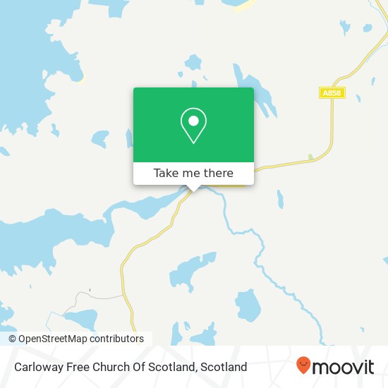 Carloway Free Church Of Scotland map