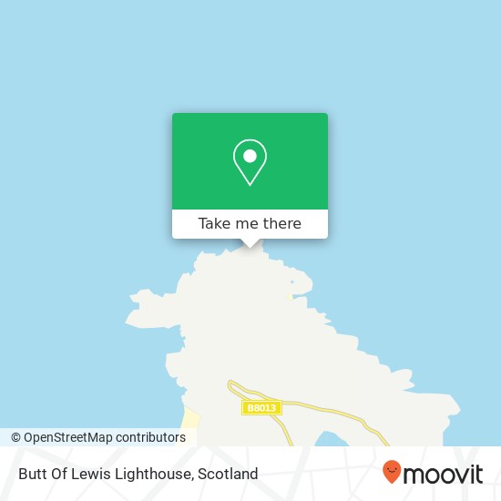 Butt Of Lewis Lighthouse map