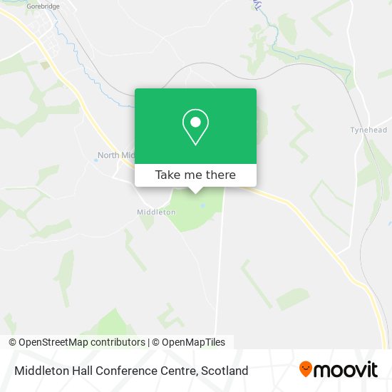 Middleton Hall Conference Centre map