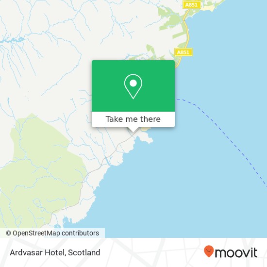 Ardvasar Hotel map