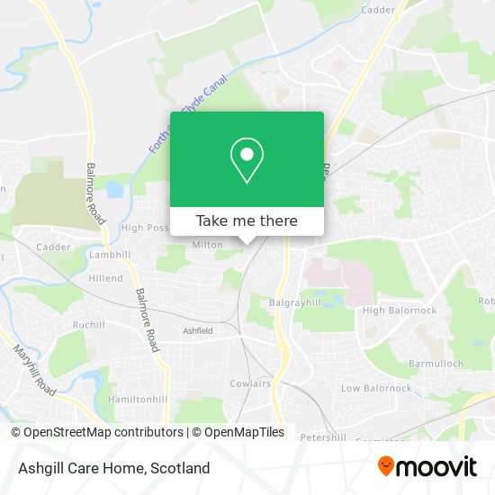 Ashgill Care Home map