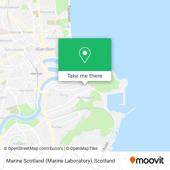 Marine Scotland (Marine Laboratory) map
