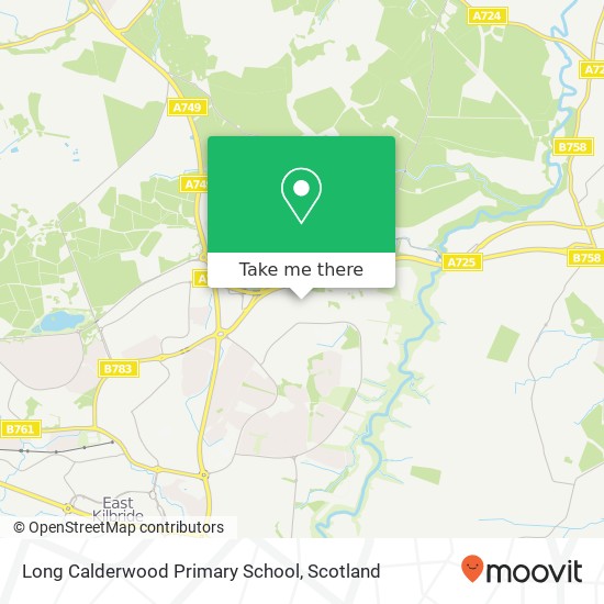 Long Calderwood Primary School map