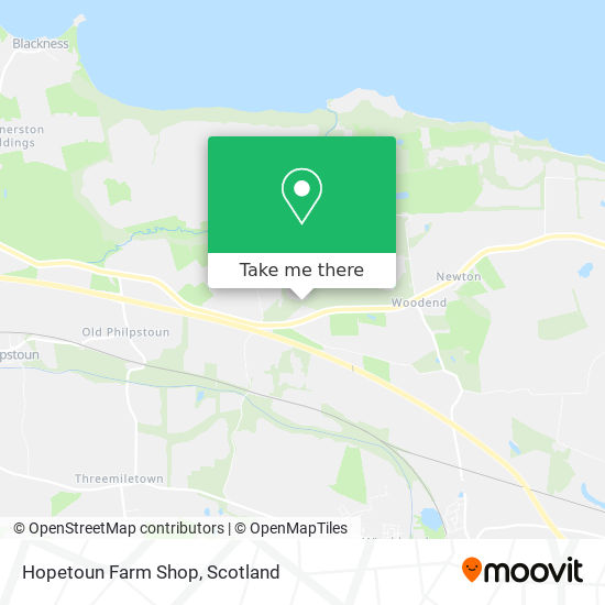 Hopetoun Farm Shop map