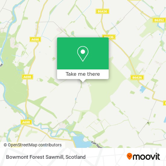 Bowmont Forest Sawmill map