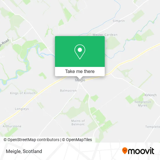 Meigle map
