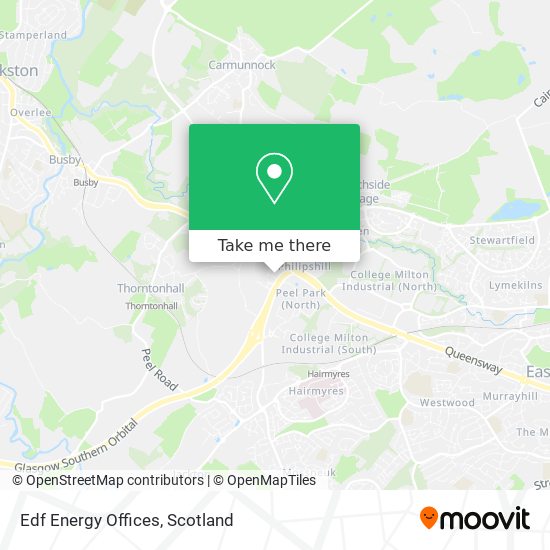Edf Energy Offices map