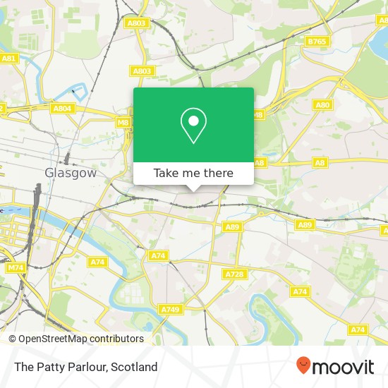The Patty Parlour map